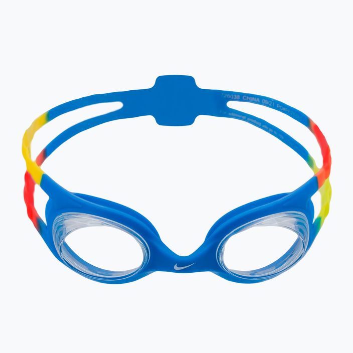 Occhialini da nuoto Nike Easy Fit per bambini, trasparenti/blu 2