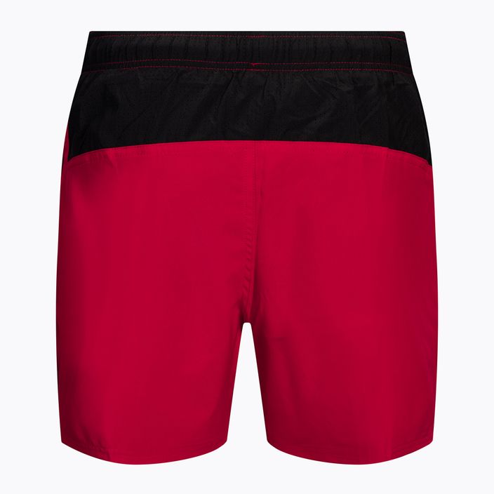 Pantaloncini da bagno Nike Contend 5" Volley Uomo rosso università 2