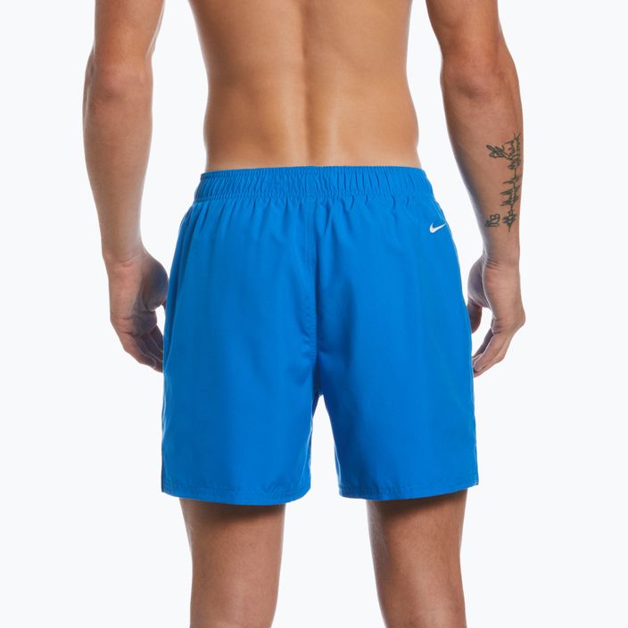 Pantaloncini da bagno Nike Swoosh Break 5" Volley da uomo, foto blu 4