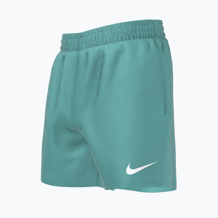 Pantaloncini da bagno Nike Essential 4" Volley lavati verde acqua per bambini 4