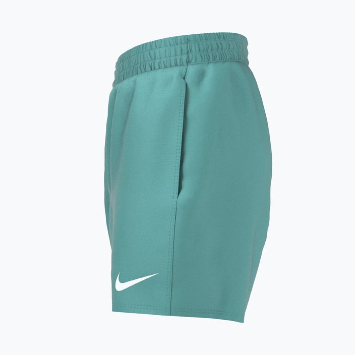 Pantaloncini da bagno Nike Essential 4" Volley lavati verde acqua per bambini 5
