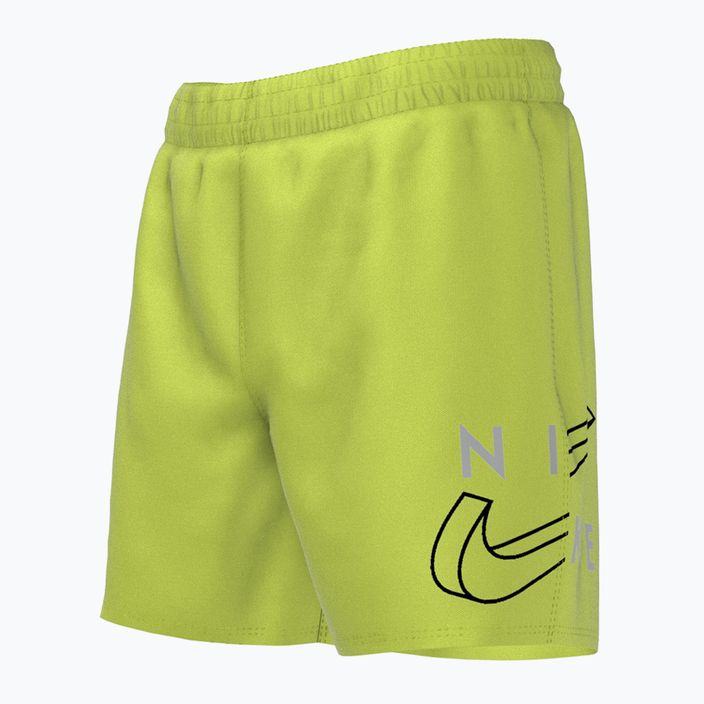 Pantaloncini da bagno Nike Split Logo 4" Volley da bambino verde atomico 5