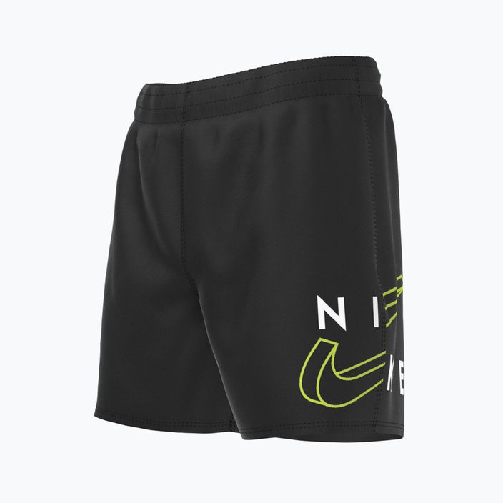 Pantaloncini da bagno Nike Split Logo 4" Volley da bambino, nero 5