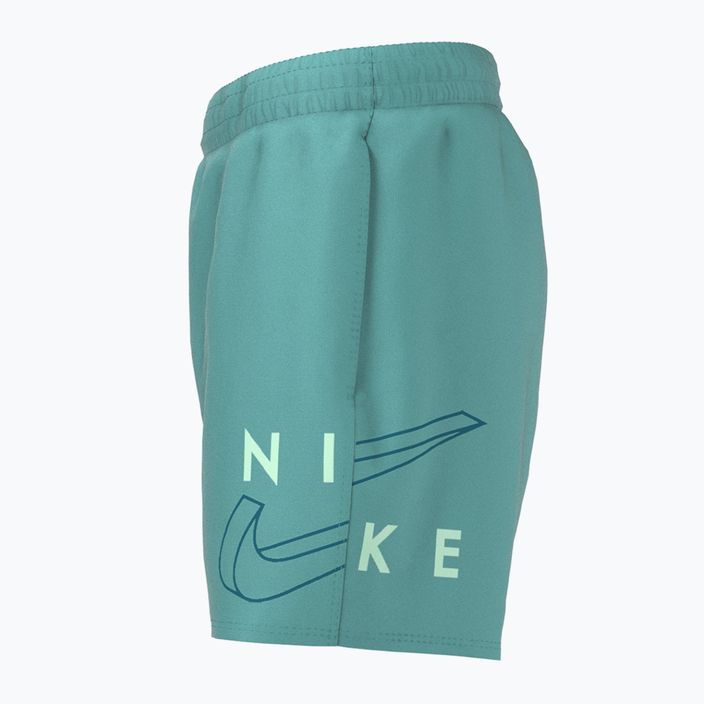 Pantaloncini da bagno da bambino Nike Split Logo 4" Volley lavati verde acqua 7