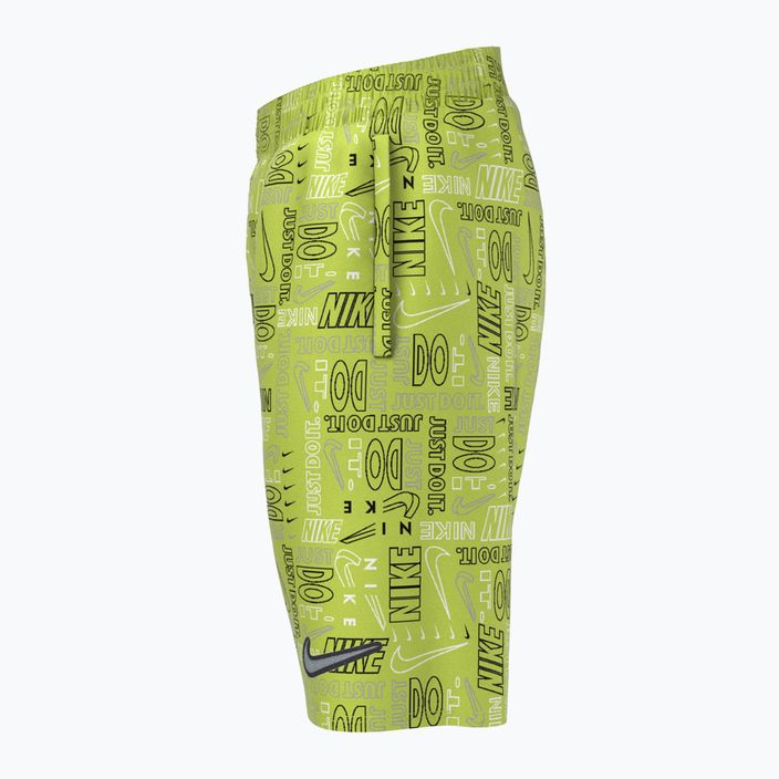 Pantaloncini da bagno Nike Logo Mashup 8" Volley da bambino verde atomico 6