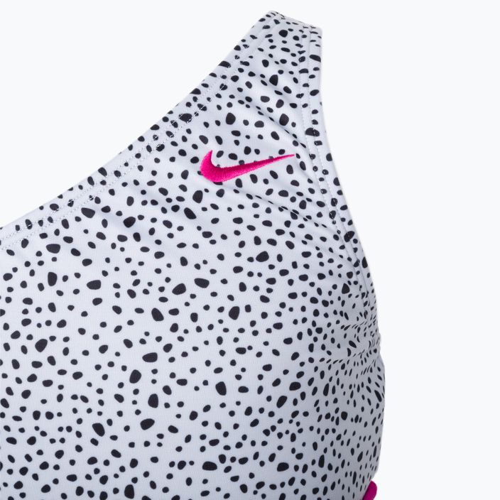 Costume da bagno a due pezzi per bambini Nike Water Dots Asymmetrical nero 3
