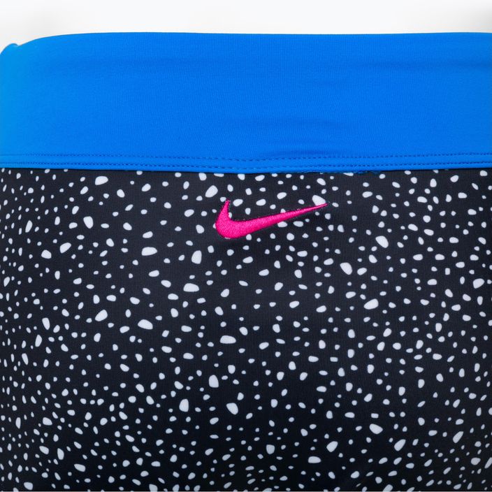 Costume da bagno a due pezzi per bambini Nike Water Dots Asymmetrical nero 4