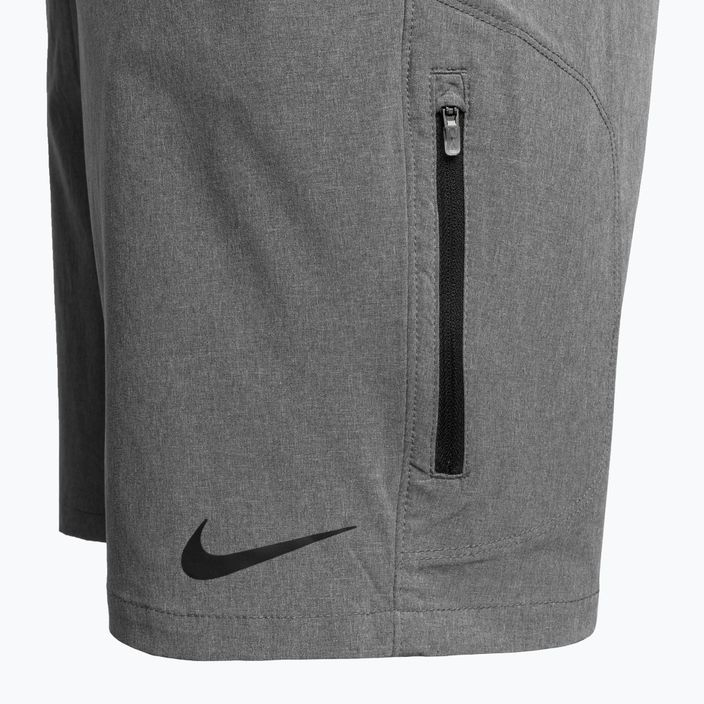 Pantaloncini da bagno Nike Flow 9" Hybrid da uomo grigio erica scuro 3