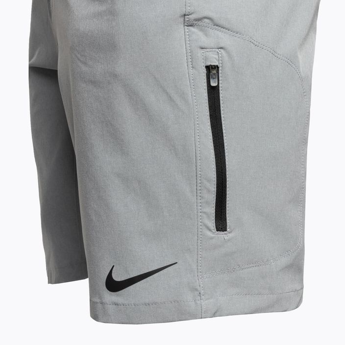 Pantaloncini da bagno Nike Flow 9" Hybrid da uomo grigio erica chiaro 3