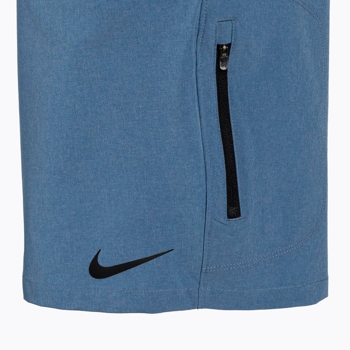 Pantaloncini da bagno Nike Flow 9" Hybrid da uomo, blu marina scuro 4
