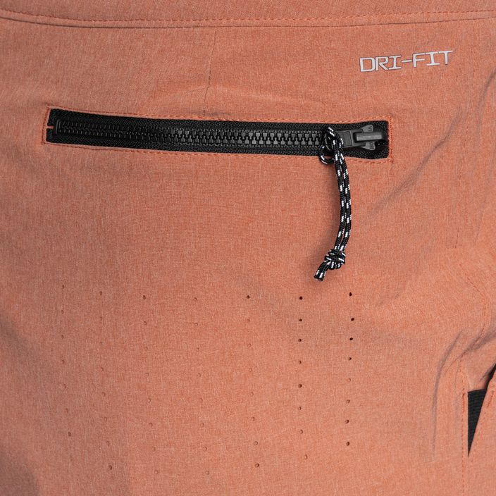 Pantaloncini da bagno Nike Flow 9" Hybrid rugged arancione da uomo 4