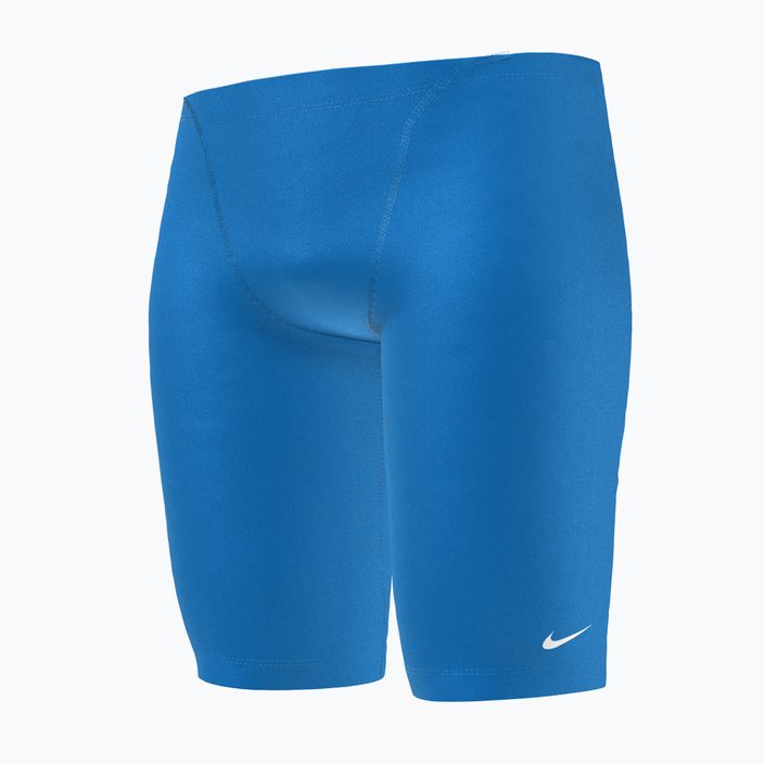 Costume da bagno Nike Hydrastrong Solid Jammer da uomo, foto blu 4