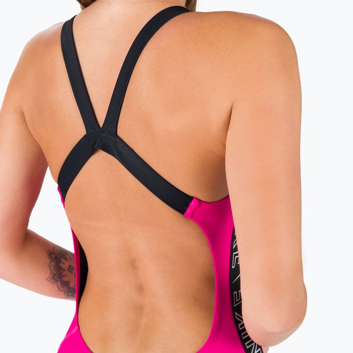 Costume intero donna Nike Logo Tape Fastback rosa prime 8
