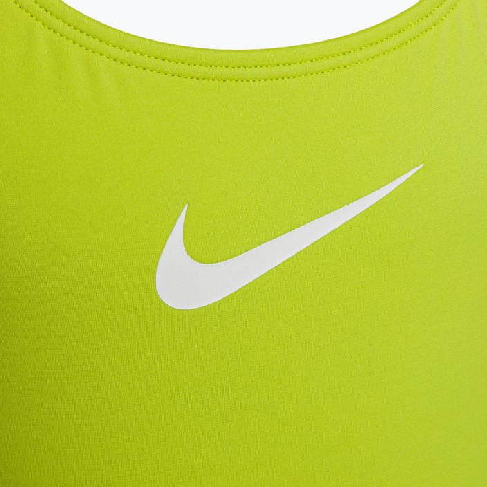 Costume intero da bambino Nike Essential Racerback verde atomico 3