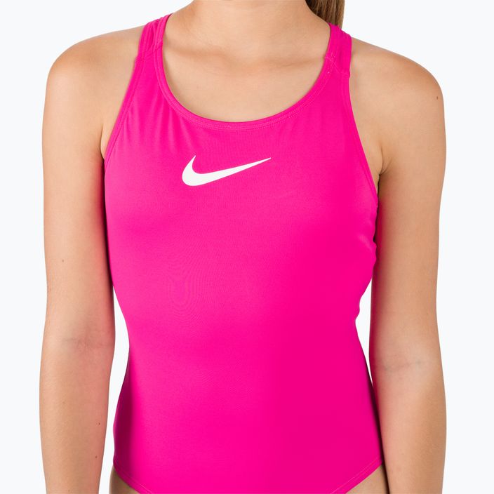 Costume intero da bambino Nike Essential Racerback rosa prime 4