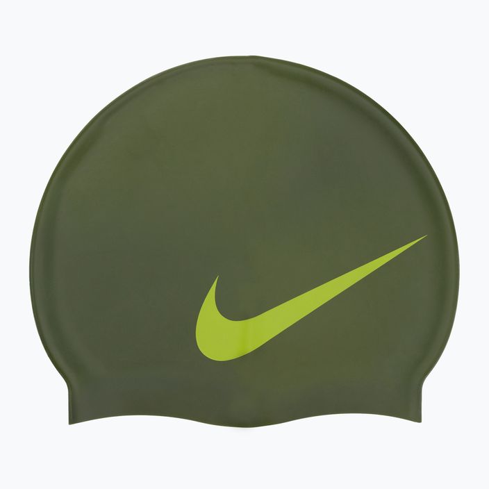 Berretto da bagno Nike Big Swoosh verde grezzo