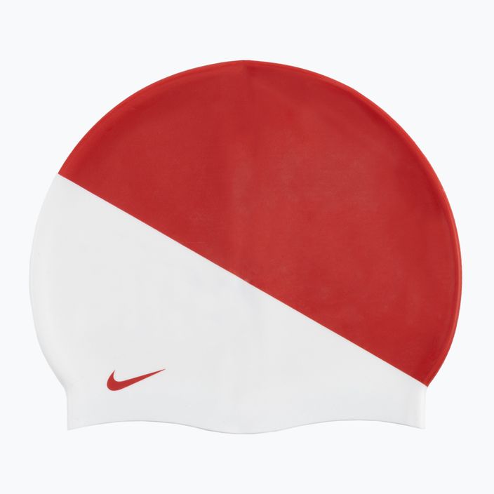 Nike Jdi Slogan cuffia da bagno rosso/bianco 2