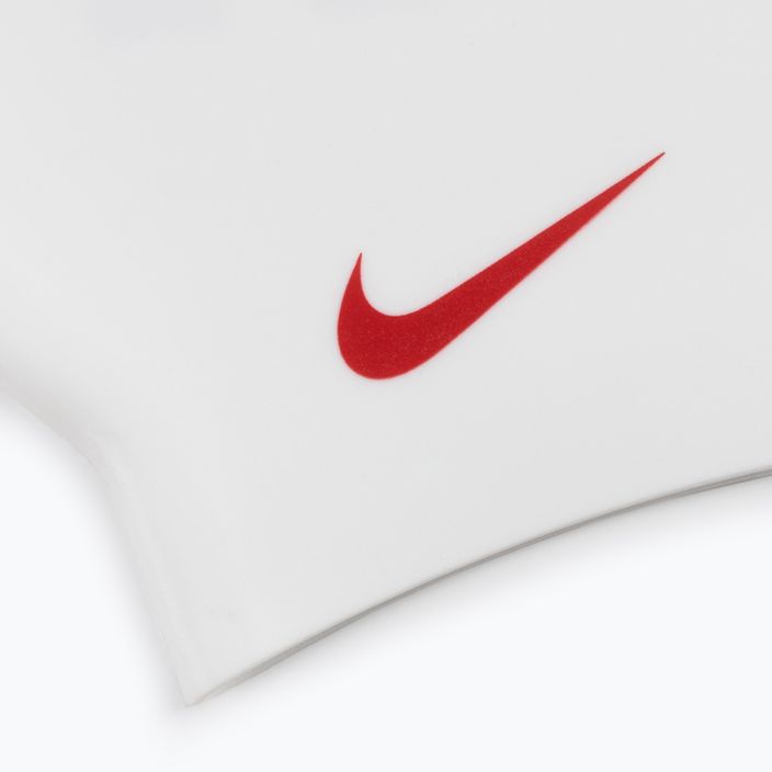 Nike Jdi Slogan cuffia da bagno rosso/bianco 3