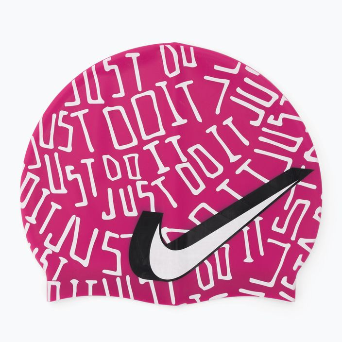 Nike Jdi Scribble Graphic 2 rosa prima cuffia da nuoto