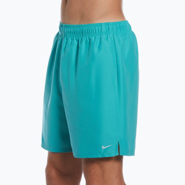 Pantaloncini da bagno Nike Essential 7" Volley da uomo, lavaggio verde acqua 6