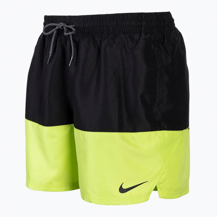 Pantaloncini da bagno Nike Split 5" Volley uomo verde atomico 2