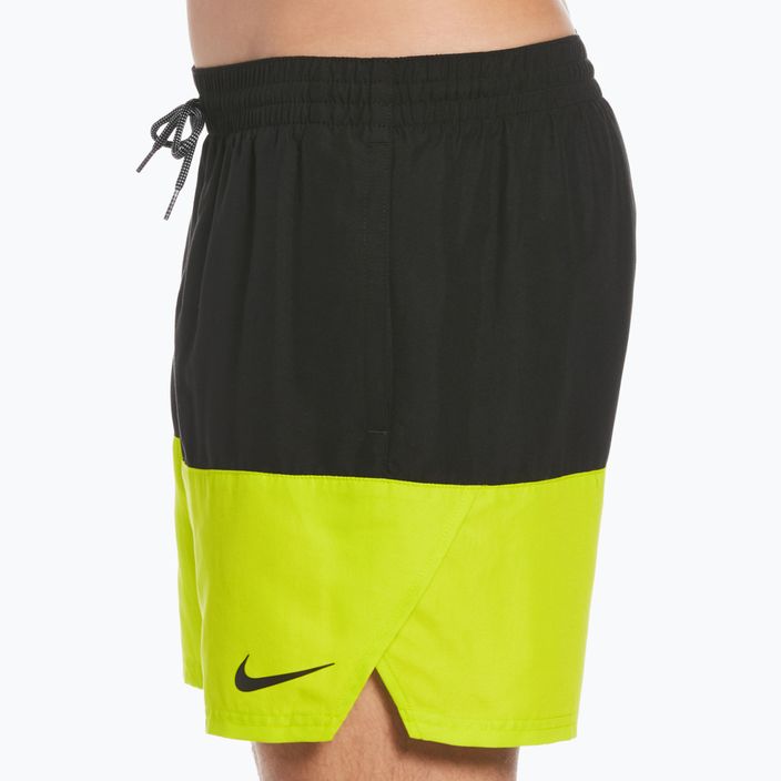 Pantaloncini da bagno Nike Split 5" Volley uomo verde atomico 7