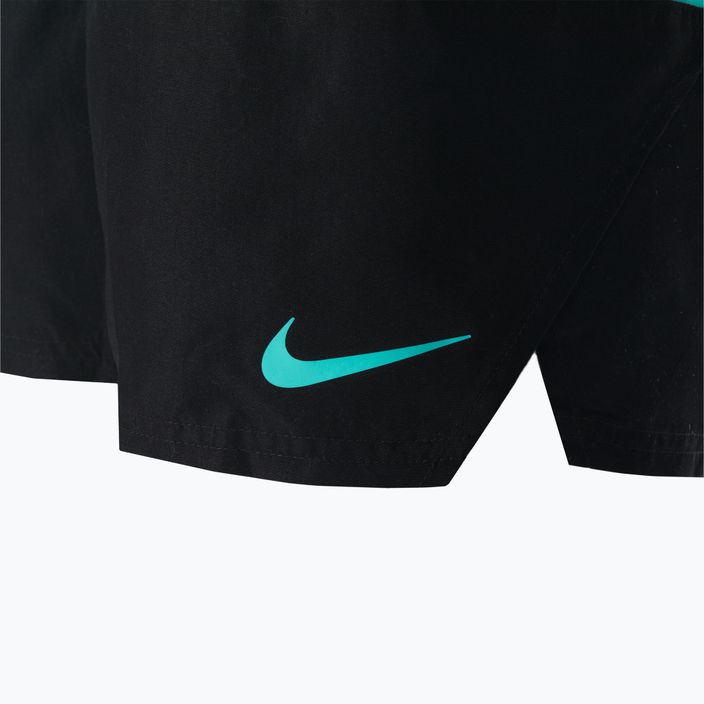 Pantaloncini da bagno Nike Split 5" Volley da uomo, lavaggio verde acqua 3