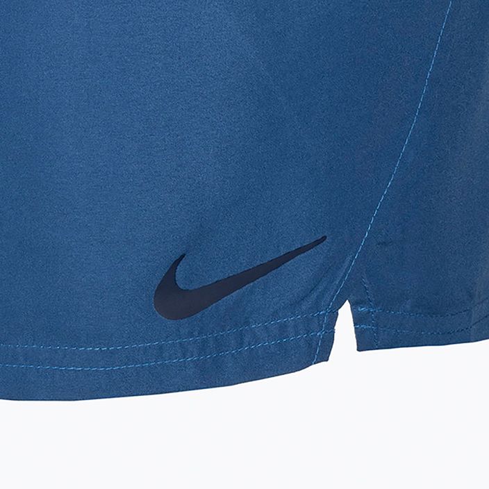 Pantaloncini da bagno Nike Split 5" Volley da uomo, blu marino scuro 4