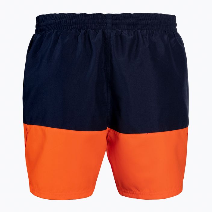 Pantaloncini da bagno Nike Split 5" Volley arancione totale da uomo 3