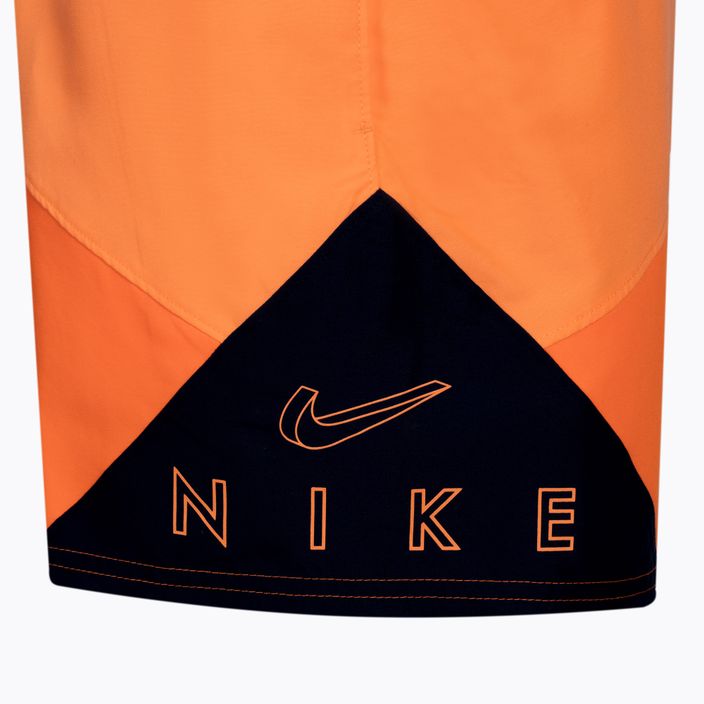Pantaloncini da bagno Nike Logo 5" Volley da uomo, mezzanotte marina 4