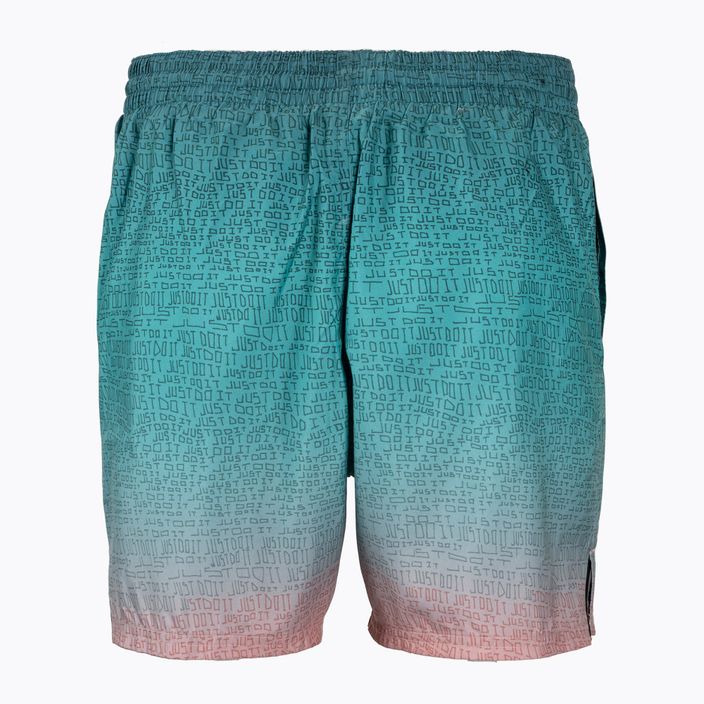 Pantaloncini da bagno Nike Just Do It Fade 5" Volley da uomo, colore corallo sbiancato 3