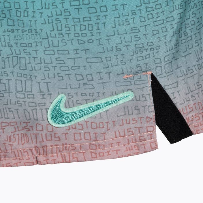 Pantaloncini da bagno Nike Just Do It Fade 5" Volley da uomo, colore corallo sbiancato 4