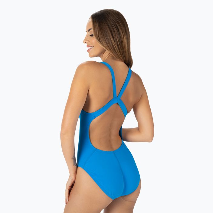 Nike Hydrastrong Solid Fastback - costume intero donna, foto blu 3