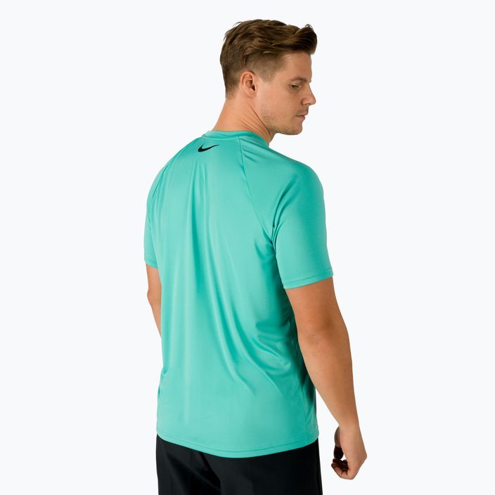 Maglietta da allenamento da uomo Nike Ring Logo lavata verde acqua 4