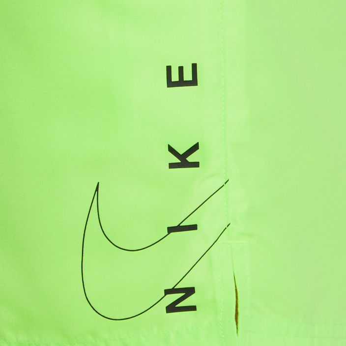 Pantaloncini da bagno Nike Swoosh Break 5" Volley da uomo, colore verde fantasma 3