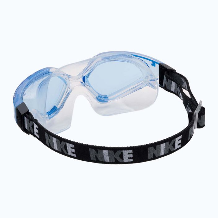 Maschera da nuoto Nike Expanse trasparente/blu 4