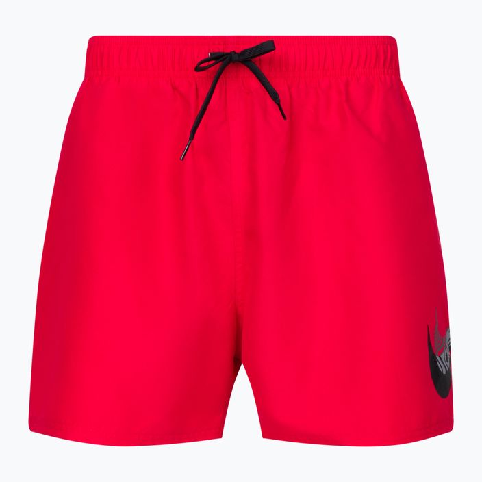 Pantaloncini da bagno Nike Liquify Swoosh 5" Volley Uomo rosso università