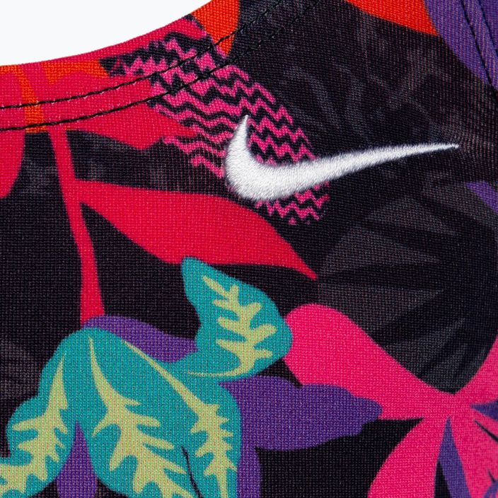 Costume intero Nike Multiple Print Fastback iper rosa per bambini 3
