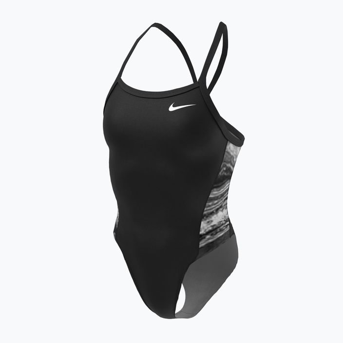 Costume da bagno donna intero Nike Multiple Print Racerback Splice One jet nero 6