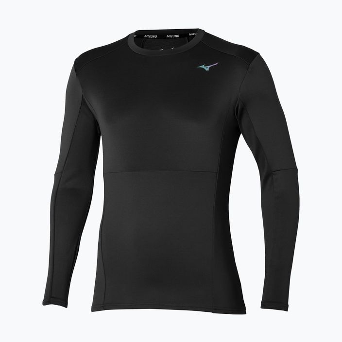 Uomo Mizuno Thermal Charge Breath Thermo Longsleeve da running nero