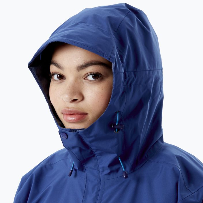 Rab Downpour Eco giacca da pioggia da donna blu patriota 4