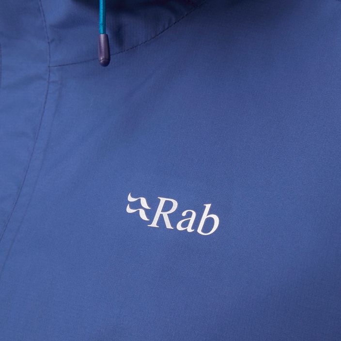 Rab Downpour Eco giacca da pioggia da donna blu patriota 15