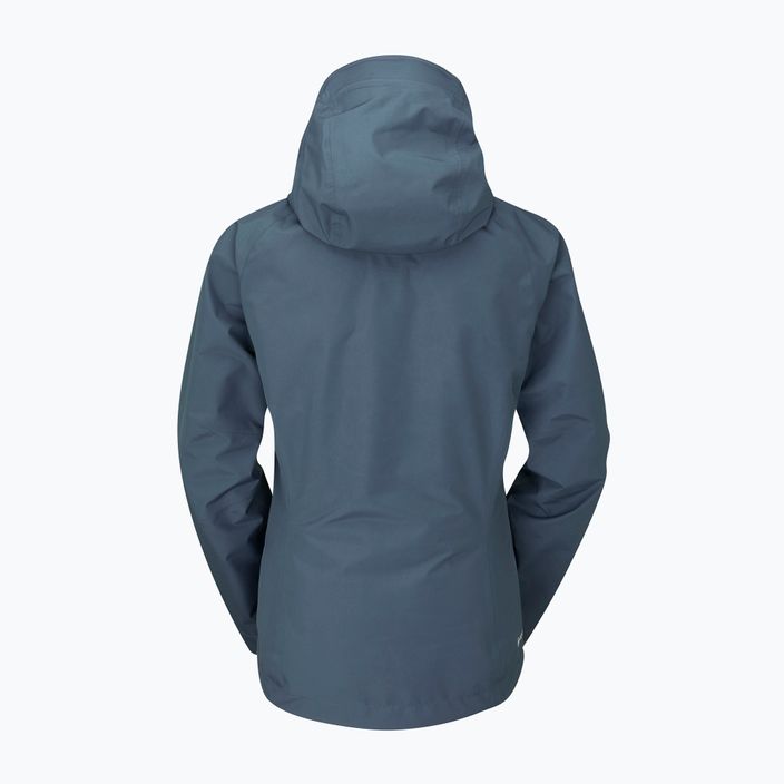Rab Namche Paclite, giacca da pioggia da donna, blu orione 5