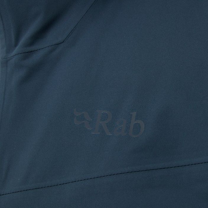 Rab Kinetic 2.0 giacca da pioggia da uomo blu notte 6