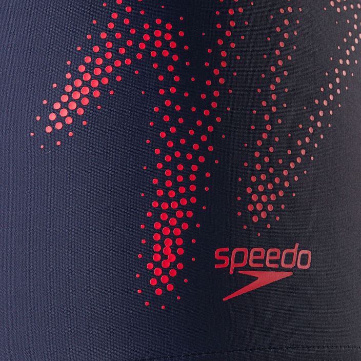 Speedo Hyper Boom Logo Placement - pantaloncini da bagno per bambini true navy/fed red 3