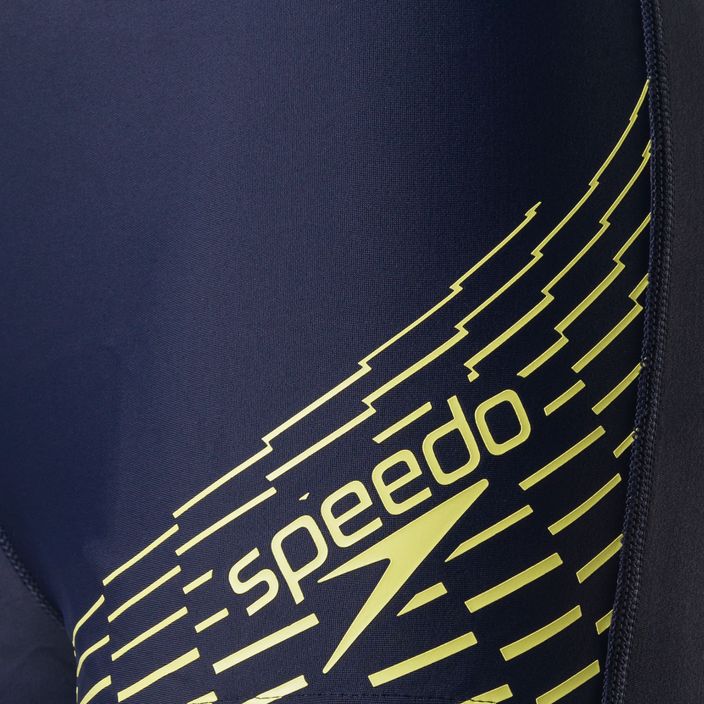 Speedo Medley Logo pantaloncini da bagno da bambino in vero blu/spritz 3