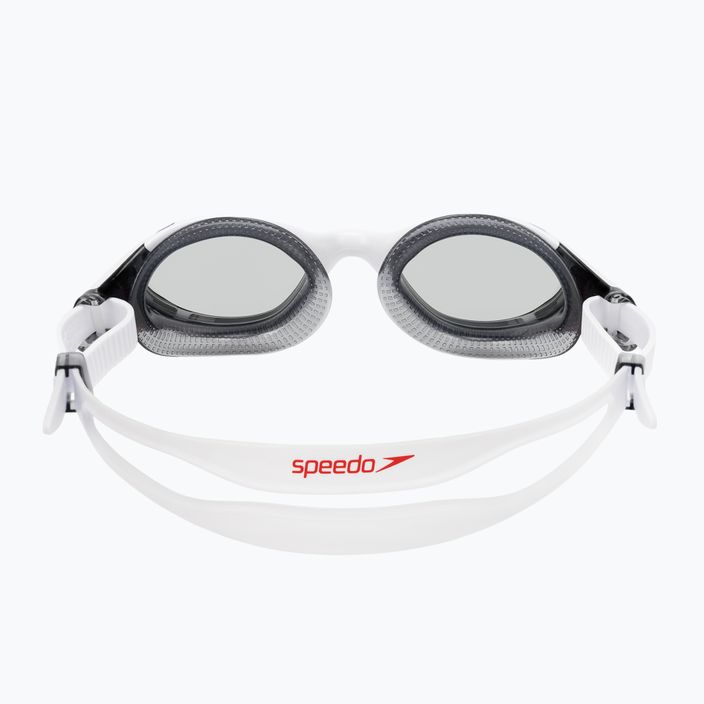 Occhiali da nuoto Speedo Biofuse 2.0 bianco/rosso/fumo chiaro 5