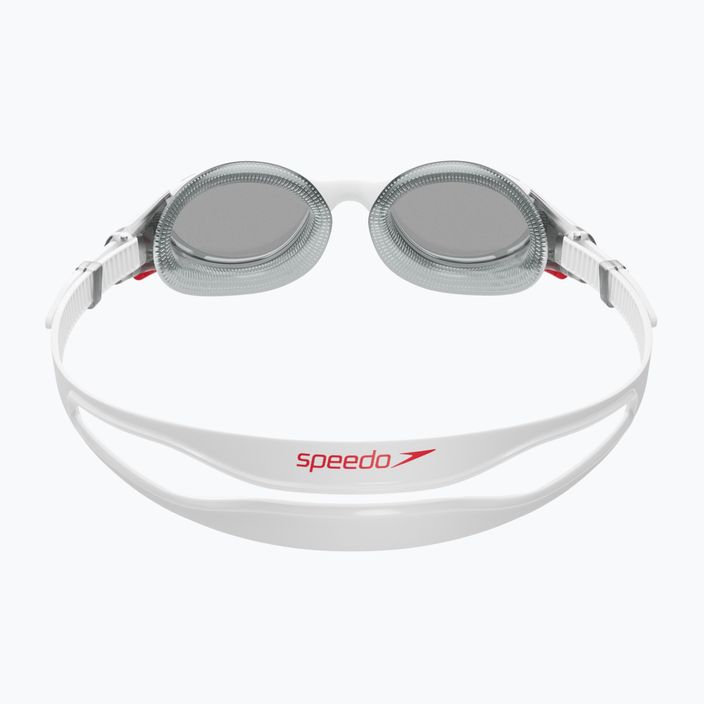 Occhiali da nuoto Speedo Biofuse 2.0 bianco/rosso/fumo chiaro 7