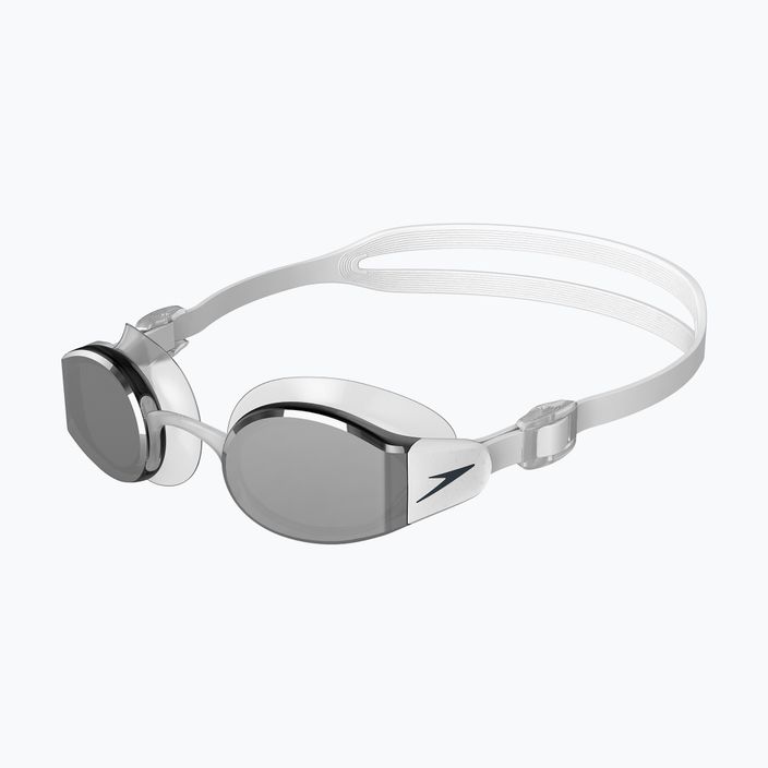 Occhialini da nuoto Speedo Mariner Pro Mirror bianco/chiaro/cromo 6