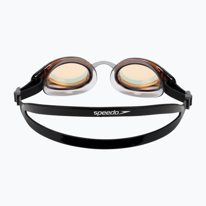 Occhiali da nuoto Speedo Mariner Pro Mirror nero/chiaro/oro fuoco 5